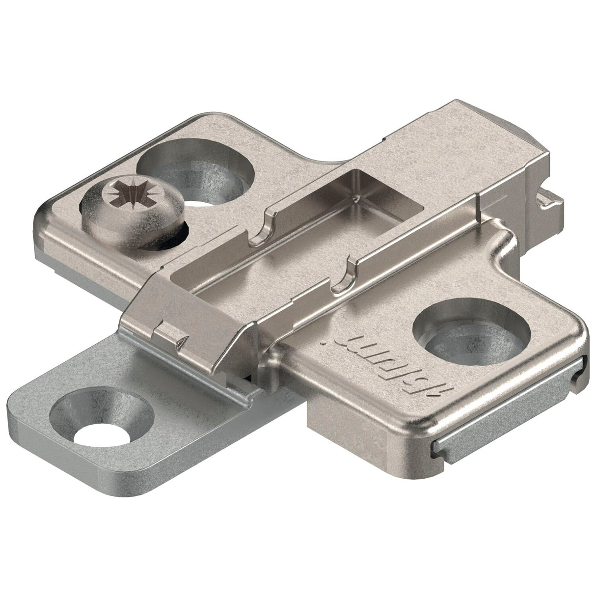 BLUM CLIP Kreuzmontageplatte, Zink, Systemschrauben Distanz 0 mm - 175H9100