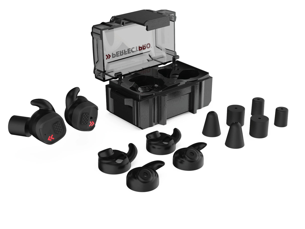 PerfectPro Gehörschutz H-10 mit Bluetooth SNR 29 dB im Ladecase