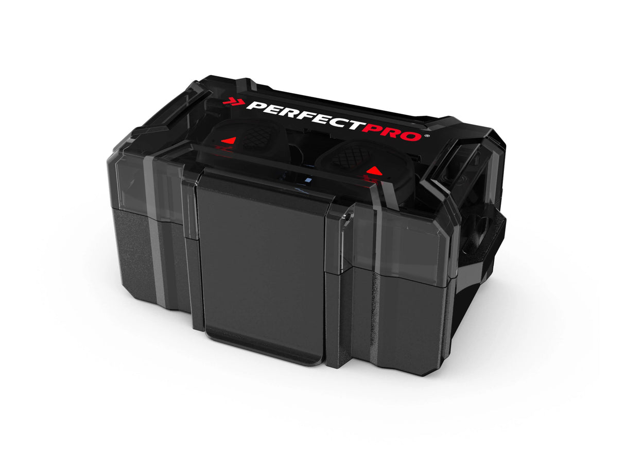 PerfectPro Gehörschutz H-10 mit Bluetooth SNR 29 dB im Ladecase