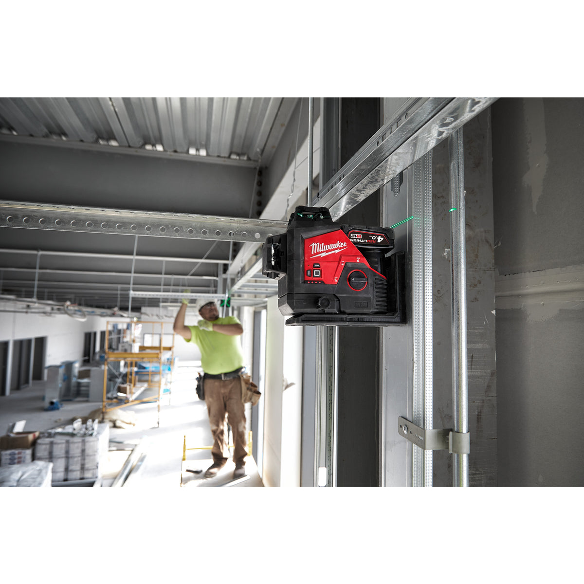 Milwaukee M12™ Akku-Kreuzlinienlaser 3 x 360° M123PL - Produktbild 7