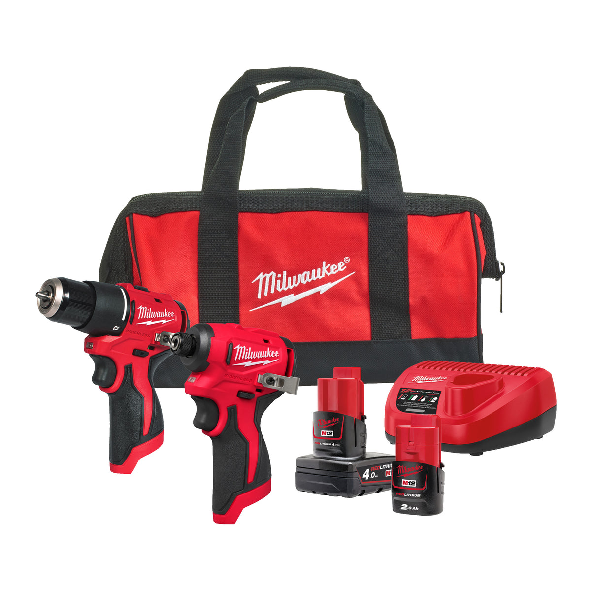 Milwaukee M12™ POWERPACK M12BLPP2B - Produktbild 1
