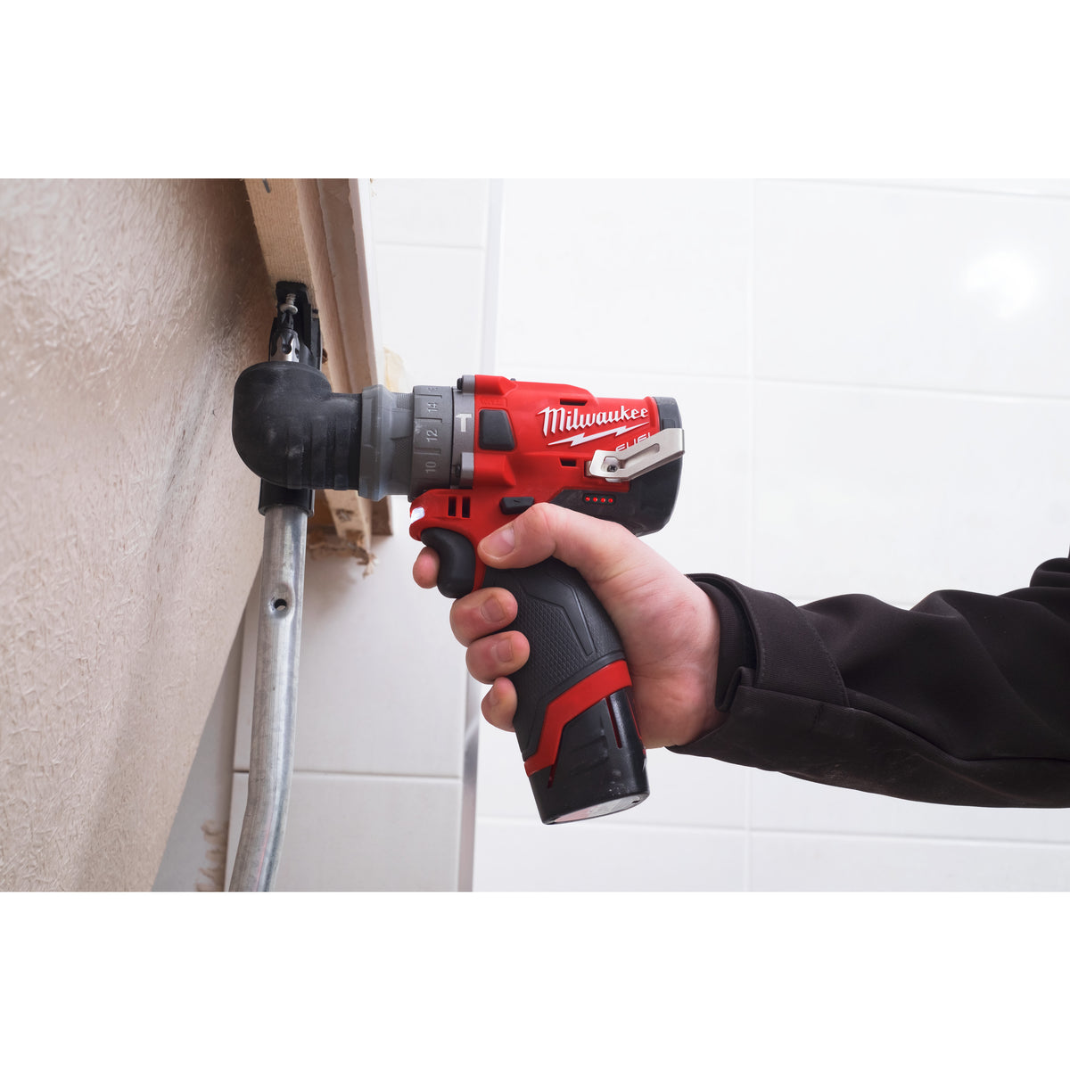 Milwaukee M12 FUEL™ Akku-Kompakt-Schlagbohrschrauber mit Schnellwechselbohrfutter M12FPDXKIT - Produktbild 11