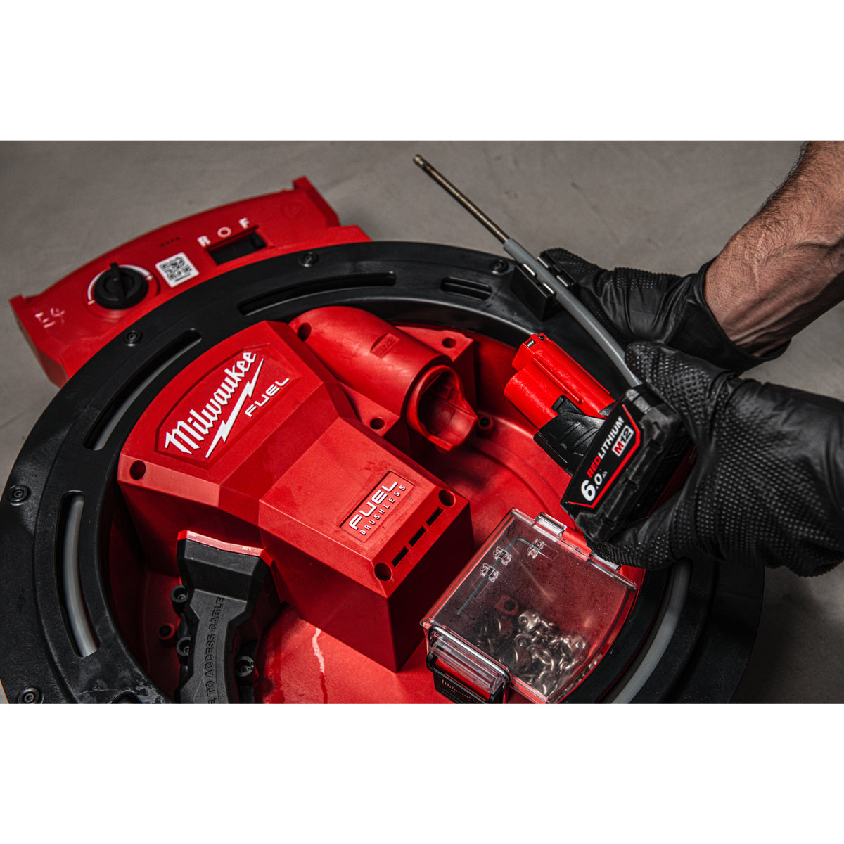 Milwaukee M12™ Akku-Hochgeschwindigkeitsmaschine mit flexibler Welle M12HSFSM - Produktbild 12