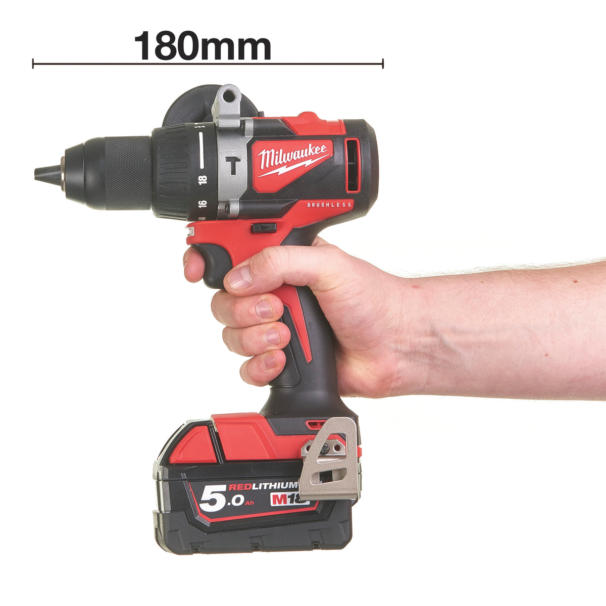 Milwaukee M18™ Bürstenloser Akku-Schlagbohrschrauber M18BLPD2 - Produktbild 5