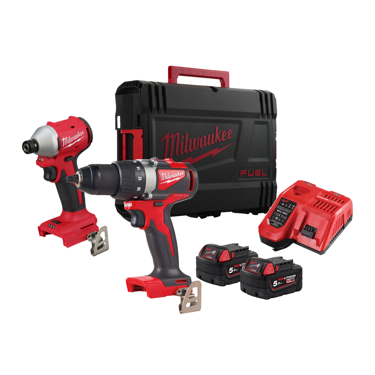 Milwaukee M18 ™ POWERPACK M18BLPP2B3 - Produktbild 1