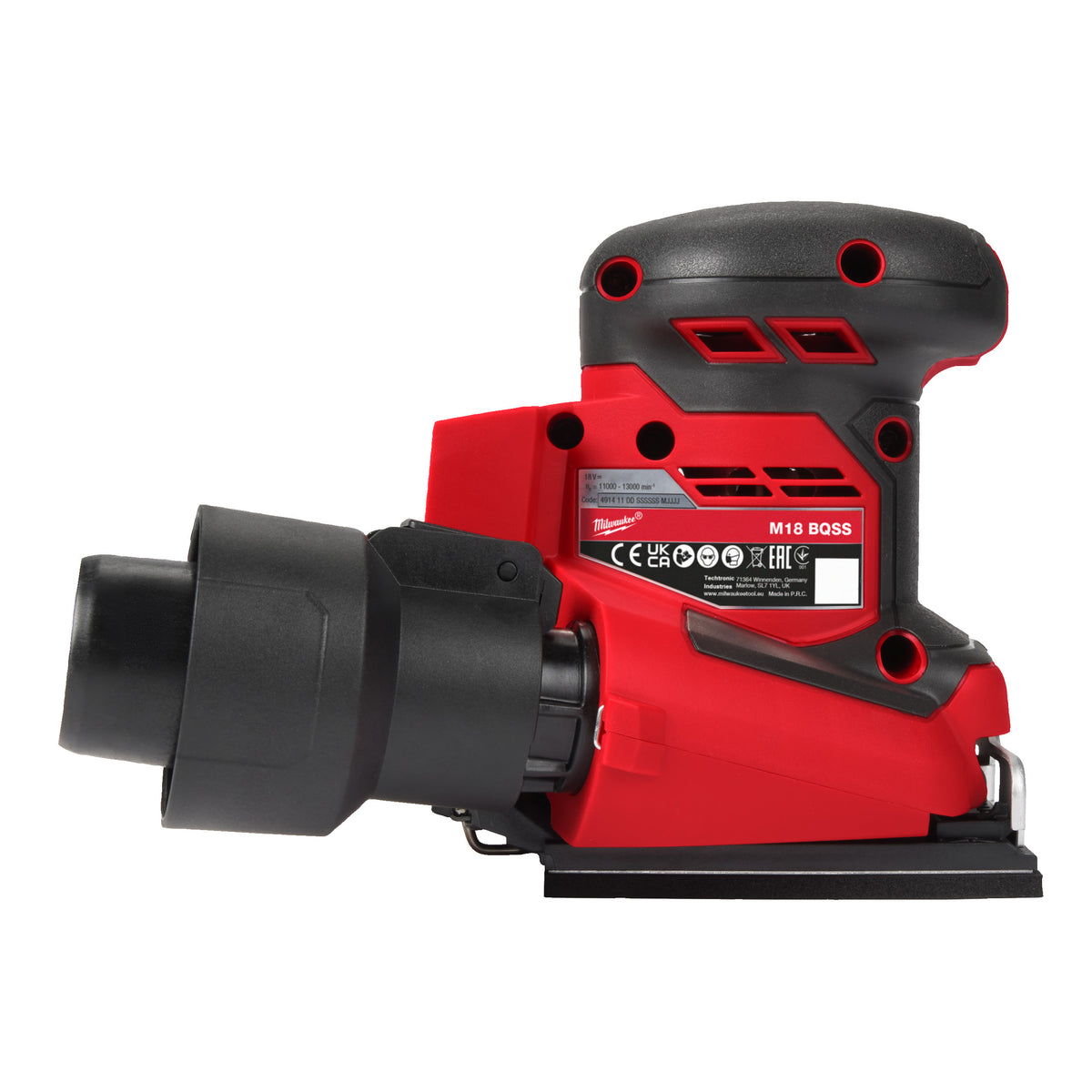 Milwaukee M18™ Akku-Schwingschleifer M18BQSS - Produktbild 3
