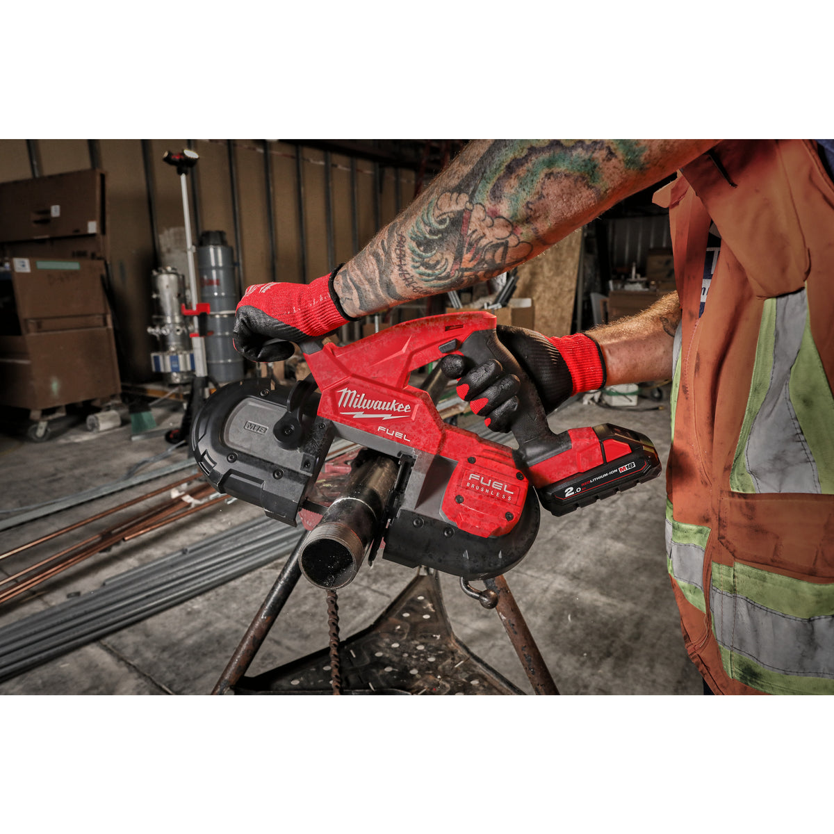 Milwaukee M18 FUEL™ Akku-Bandsäge M18FBS85 - Produktbild 7