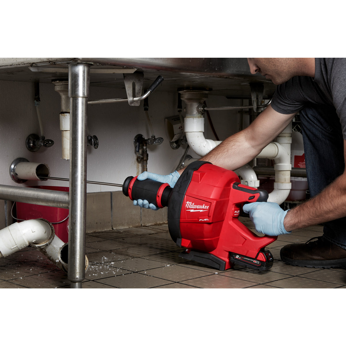 Milwaukee M18 FUEL™ Akku-Rohrreiniger 10 mm M18FDCPF10 - Produktbild 6