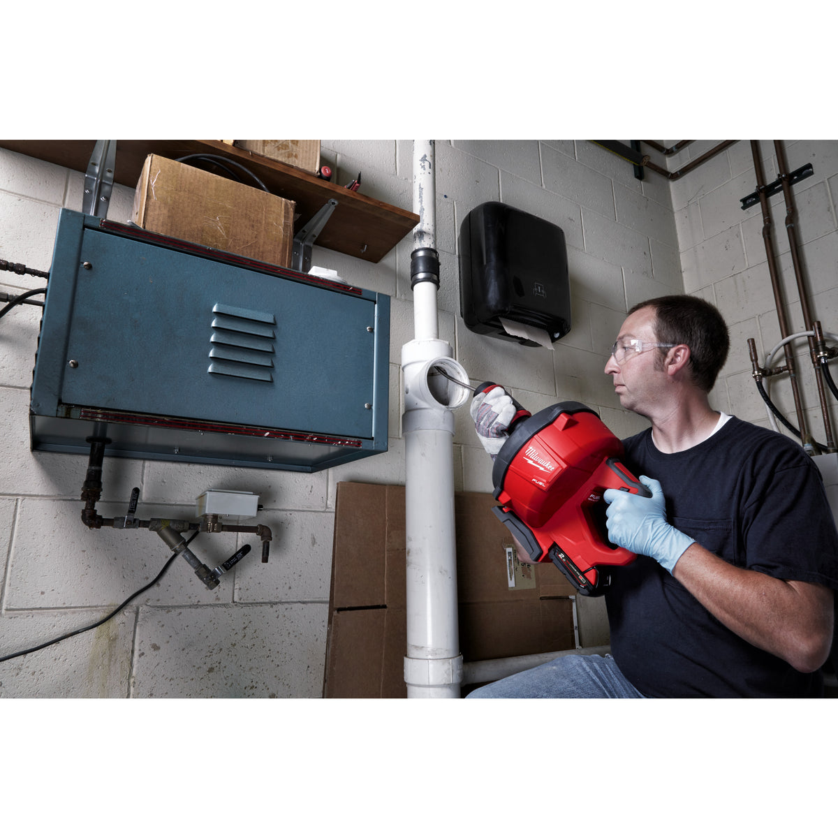 Milwaukee M18 FUEL™ Akku-Rohrreiniger 8 mm M18FDCPF8 - Produktbild 3