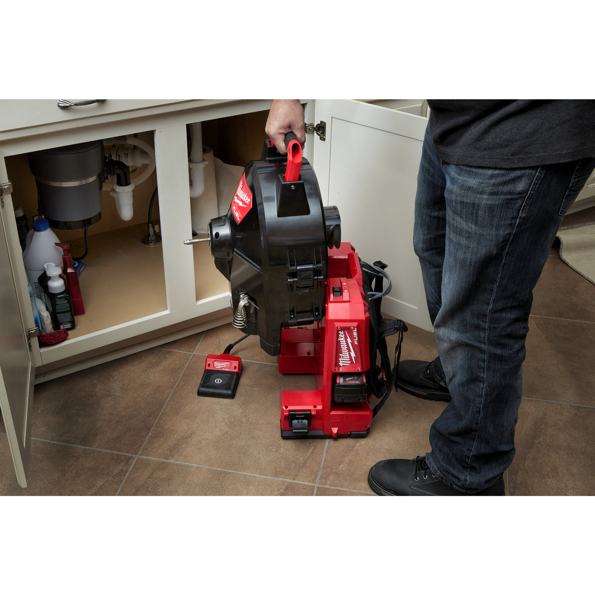 Milwaukee M18 FUEL™ Akku-Rohrreiniger 13 mm M18FFSDC13 - Produktbild 5