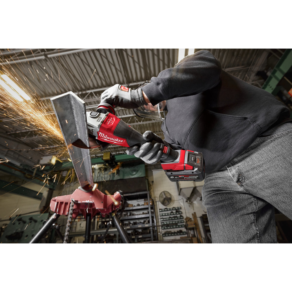 Milwaukee M18 FUEL™ Akku-Hochleistungswinkelschleifer 125 mm mit Paddelschalter Gen 2 M18FHSAG125XPDB2 - Produktbild 10