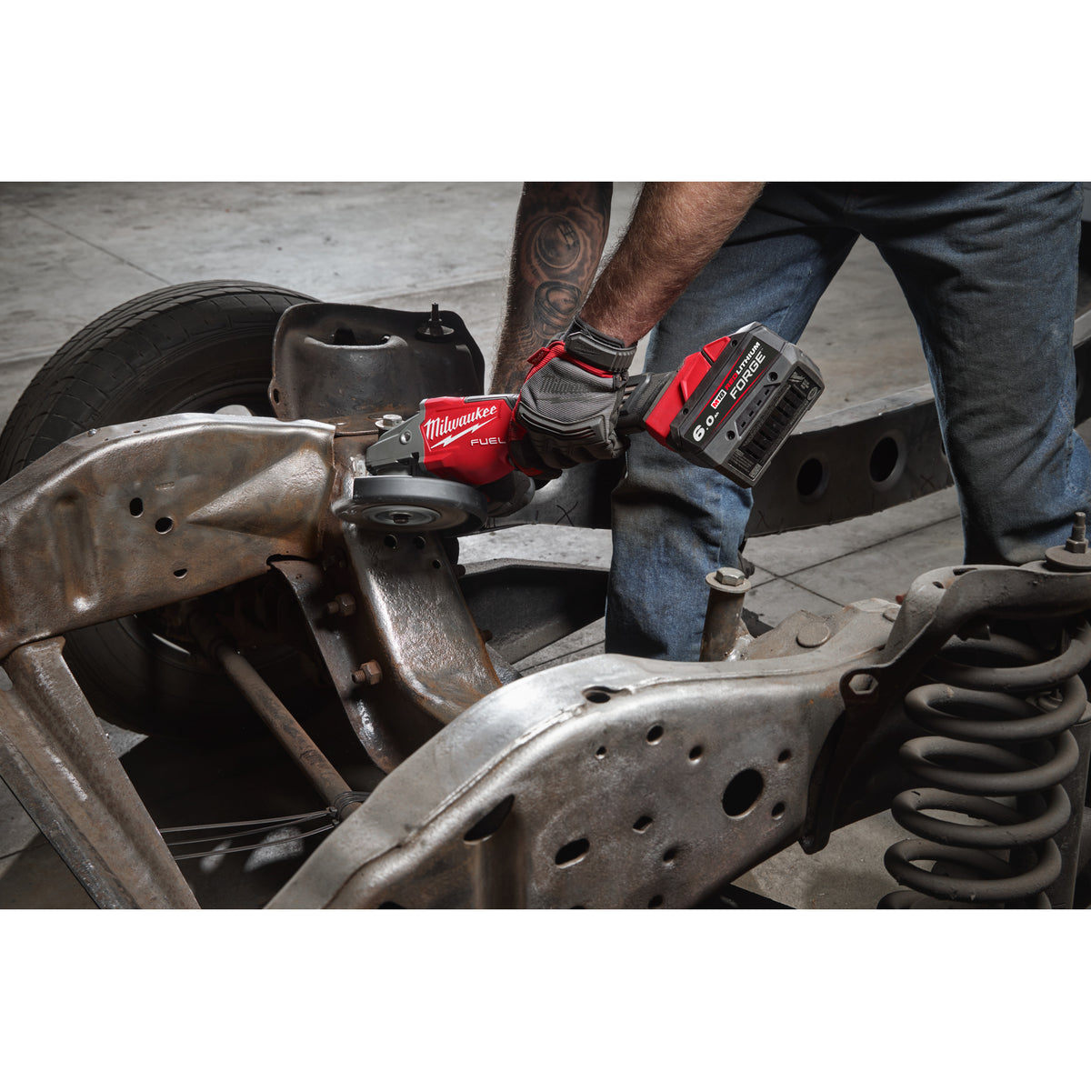 Milwaukee M18 FUEL™ Akku-Hochleistungswinkelschleifer 125 mm mit Paddelschalter Gen 2 M18FHSAG125XPDB2 - Produktbild 11