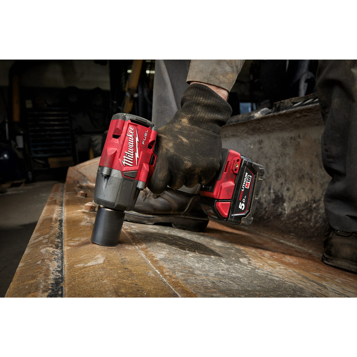 Milwaukee M18 FUEL™ 3/8"-Akku-Schlagschrauber Vierkant mit Sprengring M18FMTIW2F38 - Produktbild 10