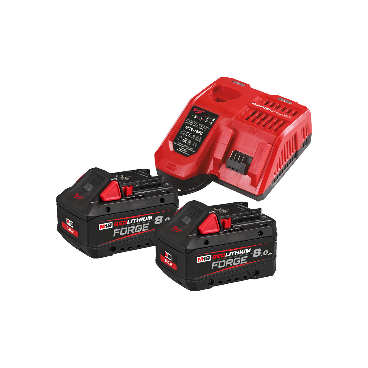 Milwaukee M18FORGENRG-802 M18 FORGE NRG Kit – Produktbild 1