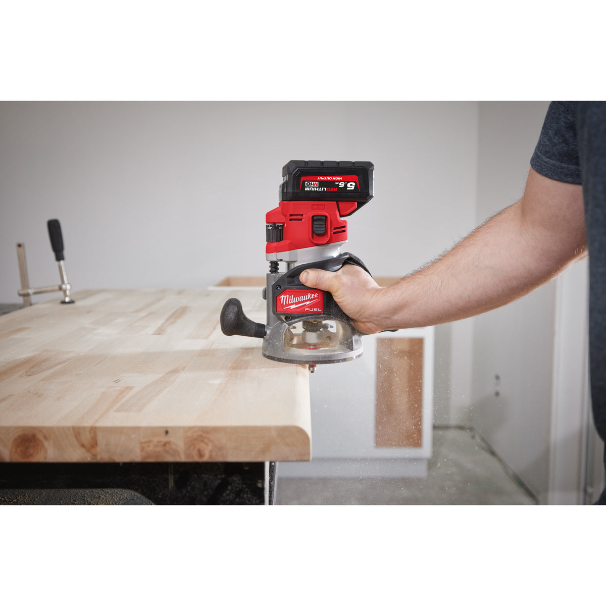 Milwaukee M18 FUEL™ Akku-Oberfräse 12 mm M18FR12 - Produktbild 12