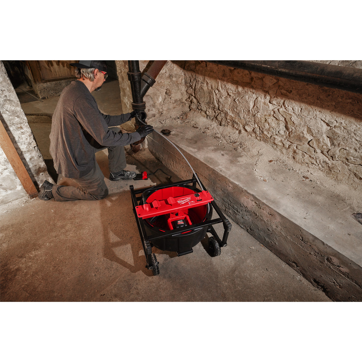 Milwaukee M18™ Akku-Hochgeschwindigkeits-Rohrreiniger mit flexibler Welle M18HSFSM - Produktbild 10