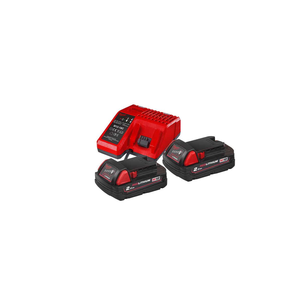Milwaukee M18NRG-202 18V Starterset – Produktbild 1