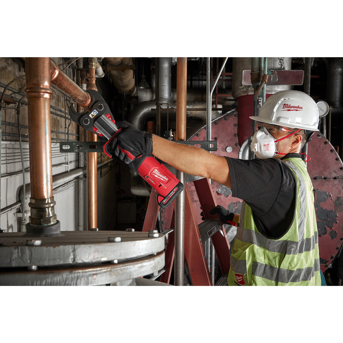 Milwaukee M18™ ONE KEY™ Bürstenloses Akku-Presswerkzeug (Sanitär) M18ONEBLHPT-302C V-SET - Produktbild 2