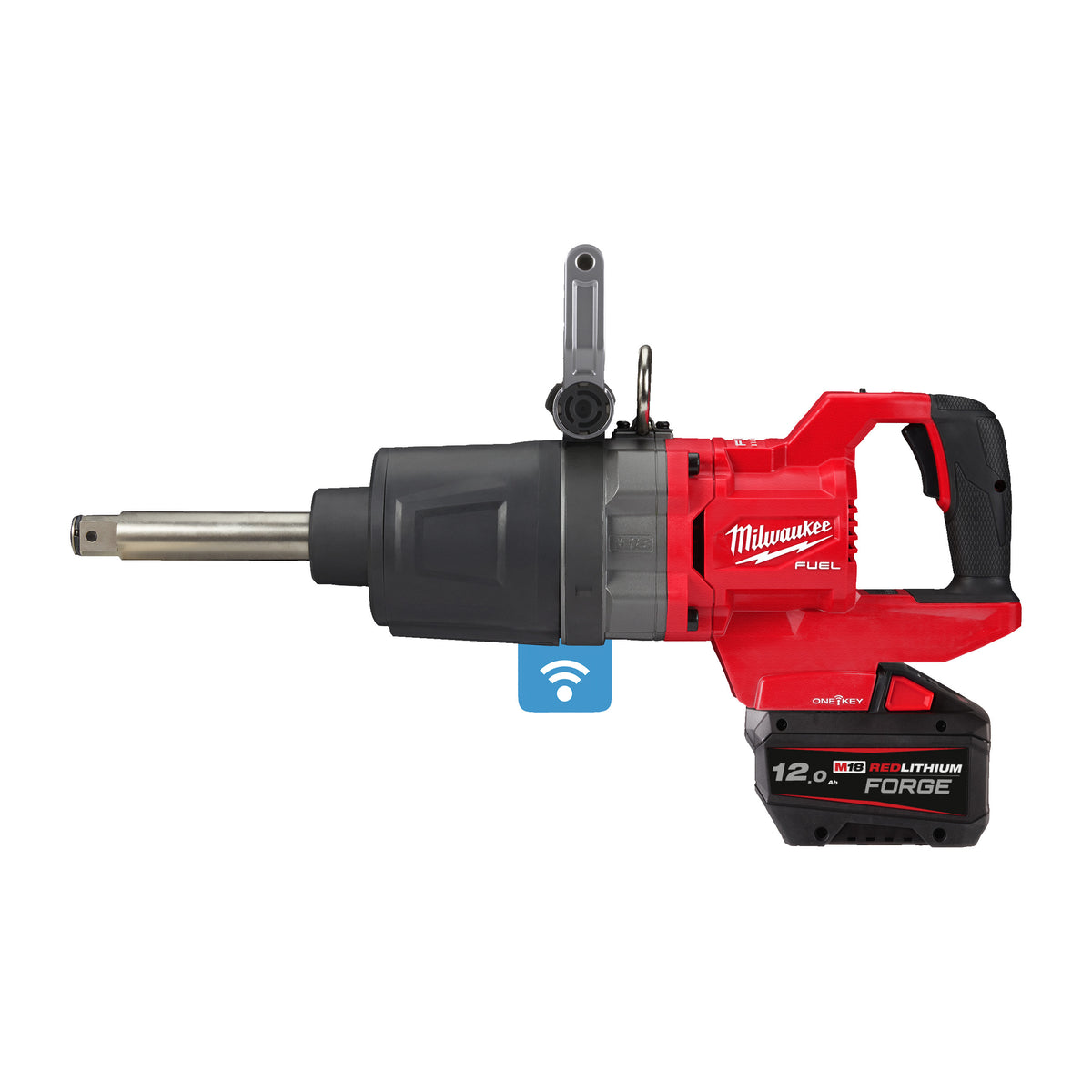 Milwaukee M18 FUEL™ ONE-KEY™ 1˝-Akku-Schlagschrauber mit Sprengring und langem Schaft M18ONEFHIWF1D - Produktbild 2