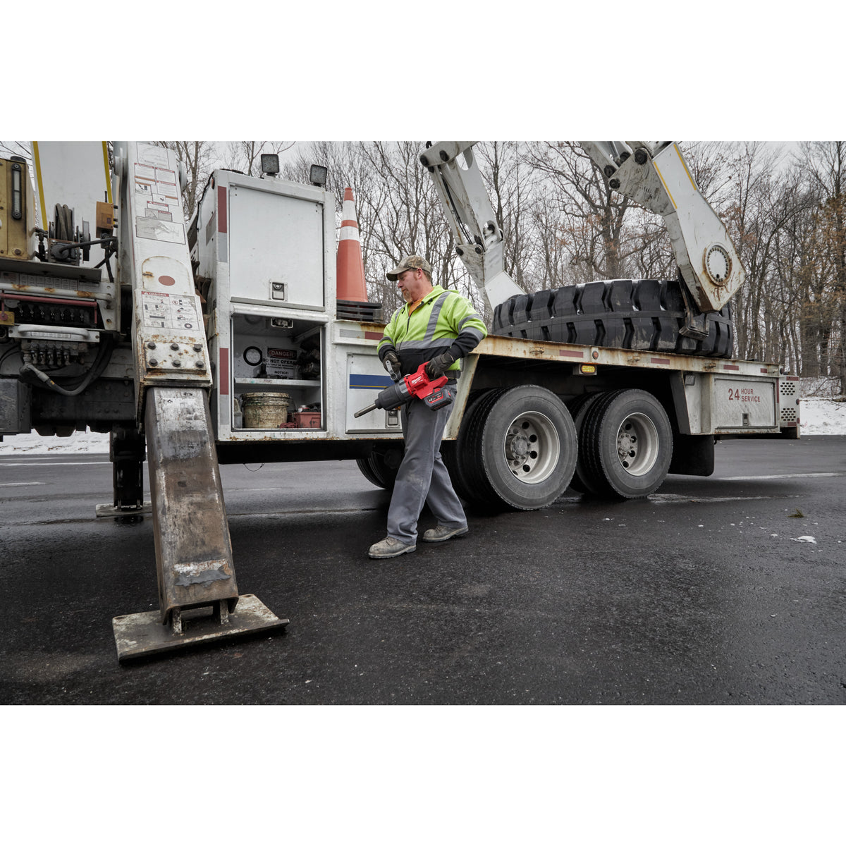 Milwaukee M18 FUEL™ ONE-KEY™ 1˝-Akku-Schlagschrauber mit Sprengring und langem Schaft M18ONEFHIWF1D - Produktbild 8