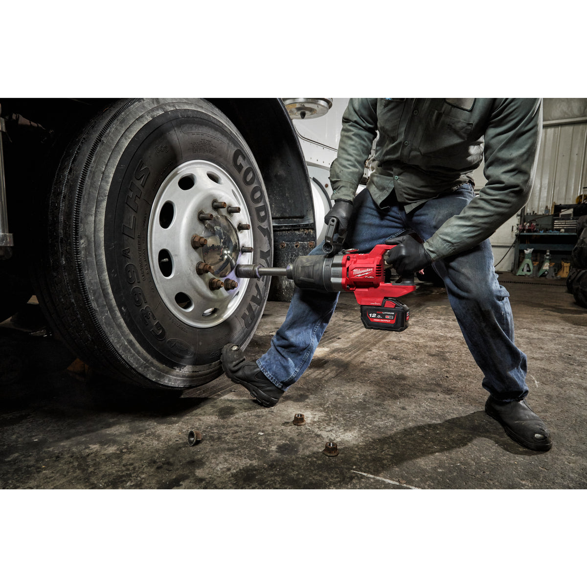 Milwaukee M18 FUEL™ ONE-KEY™ 1˝-Akku-Schlagschrauber mit Sprengring und langem Schaft M18ONEFHIWF1D - Produktbild 9