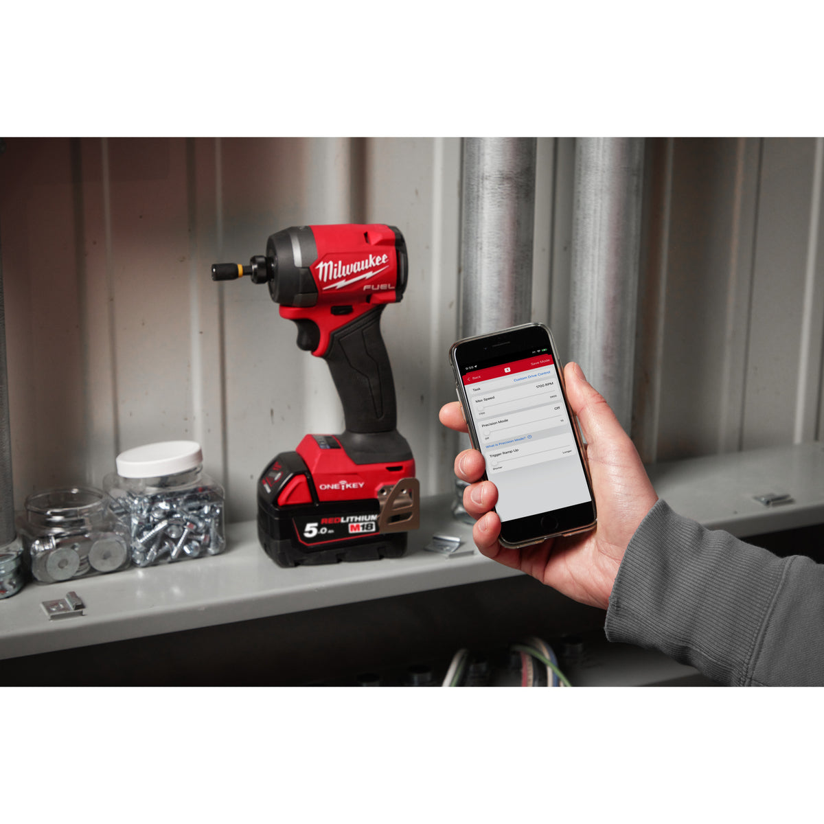 Milwaukee M18 FUEL™ ONE-KEY™ 1/4˝ Akku-Schlagschrauber M18ONEID3 - Produktbild 10