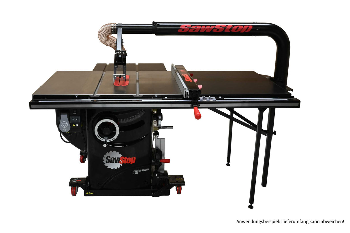 SAWSTOP schwebender Absaugarm - schwenkbar für stationäre Tischkreissäge PCS - TSG-FDC-I