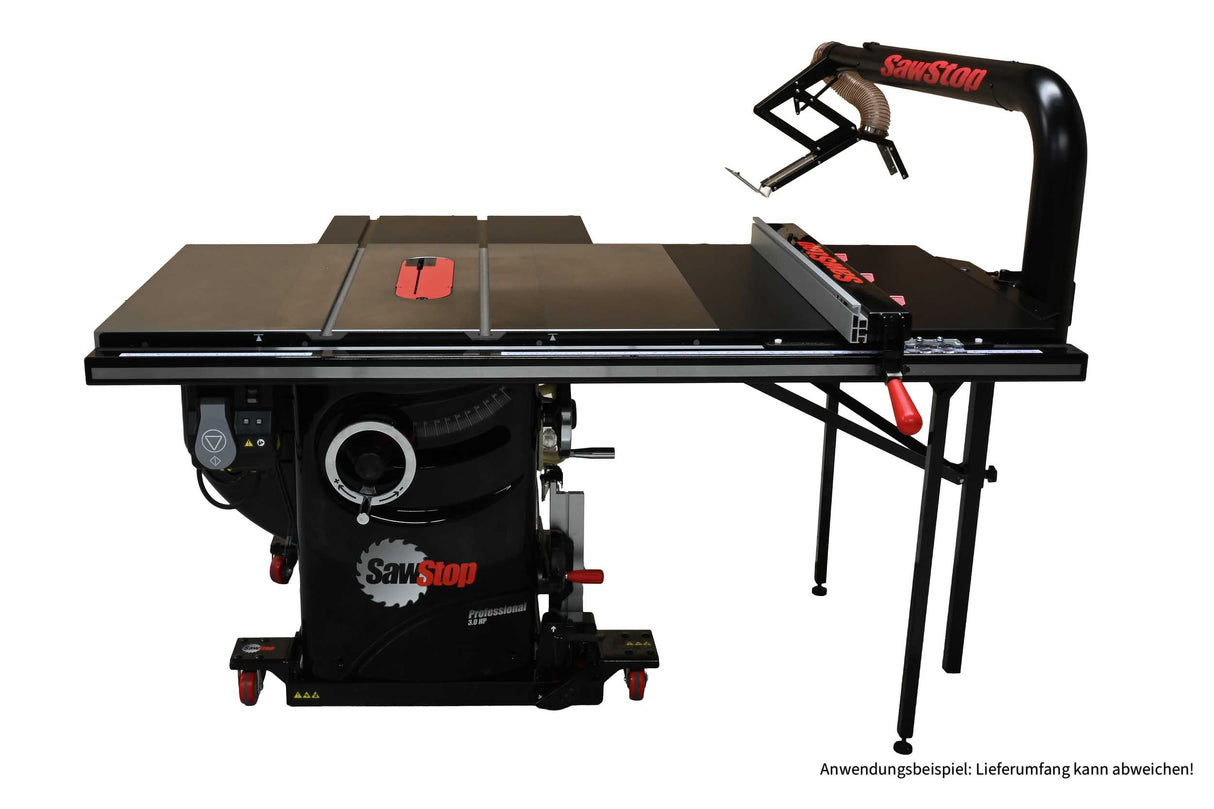SAWSTOP schwebender Absaugarm - schwenkbar für stationäre Tischkreissäge PCS - TSG-FDC-I