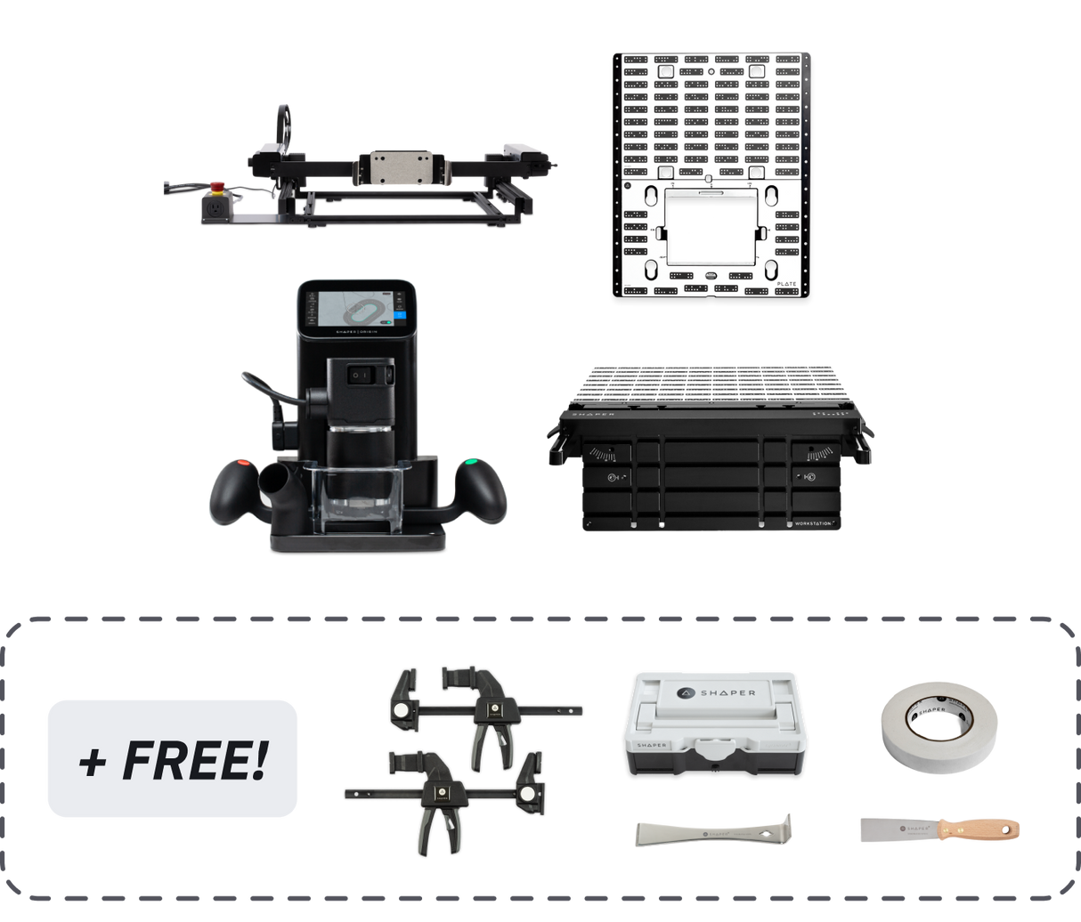 SET: Shaper Origin + Benchpilot + Workstation + Plate