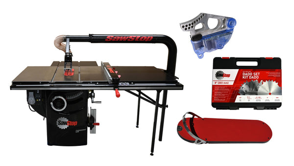 SAWSTOP "DADO PLUS" stationäre Tischkreissäge PCS + Zubehör