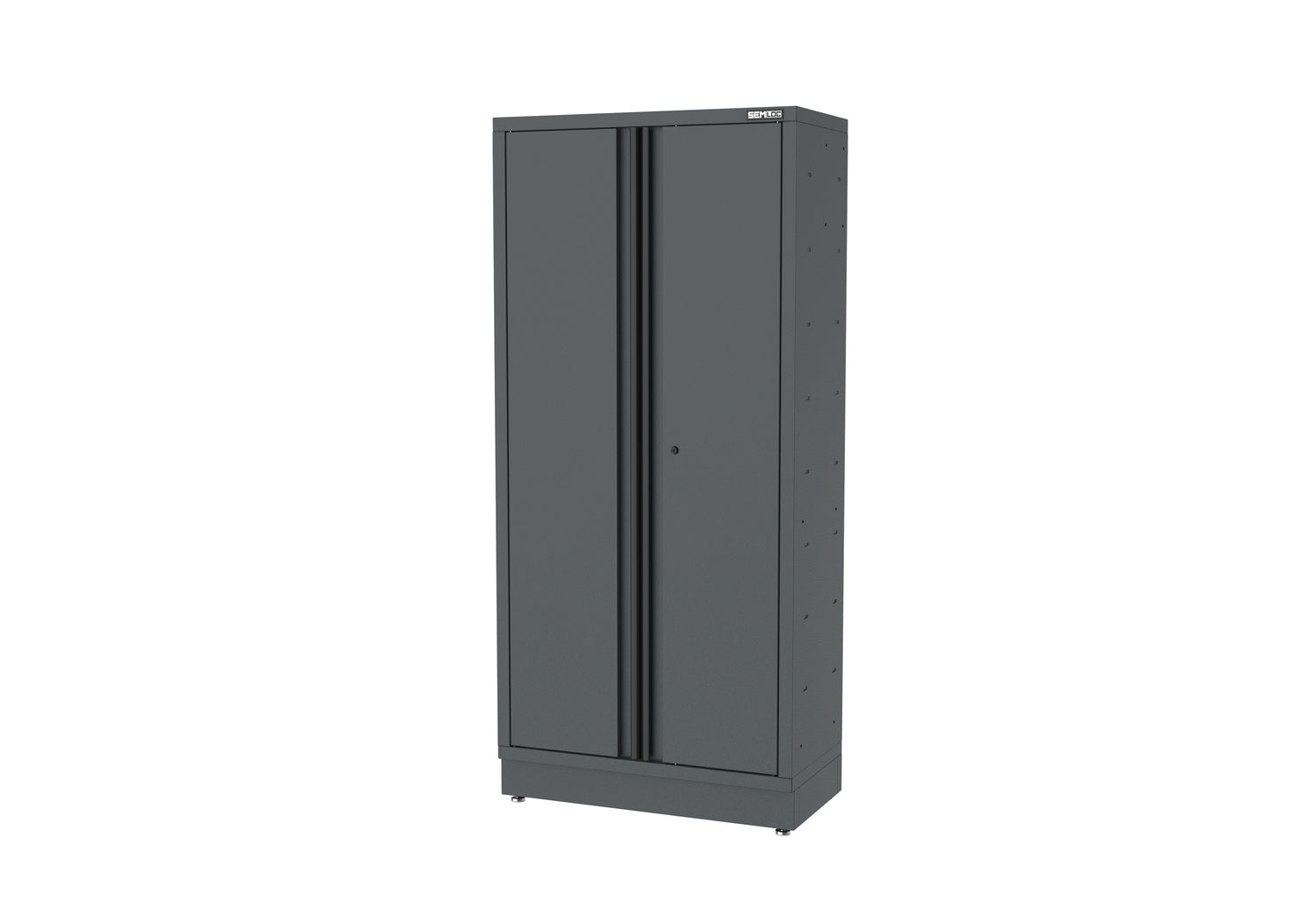 SEMLOC WorkSpace Blechschrank 2 türig, Außenabmessung 915x458x2000, Innenabmessung 910x430, inkl. 4 verstellbare Einlegeböden