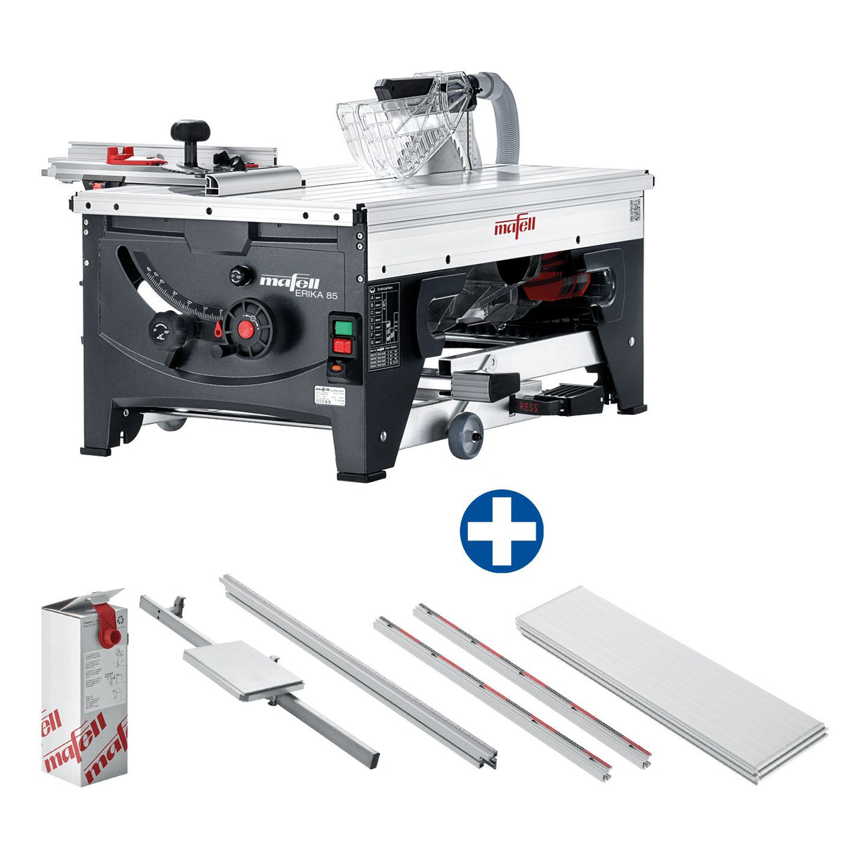 Mafell Unterflur-Zugsäge ERIKA 85 + Zubehör-Paket - DEAL312