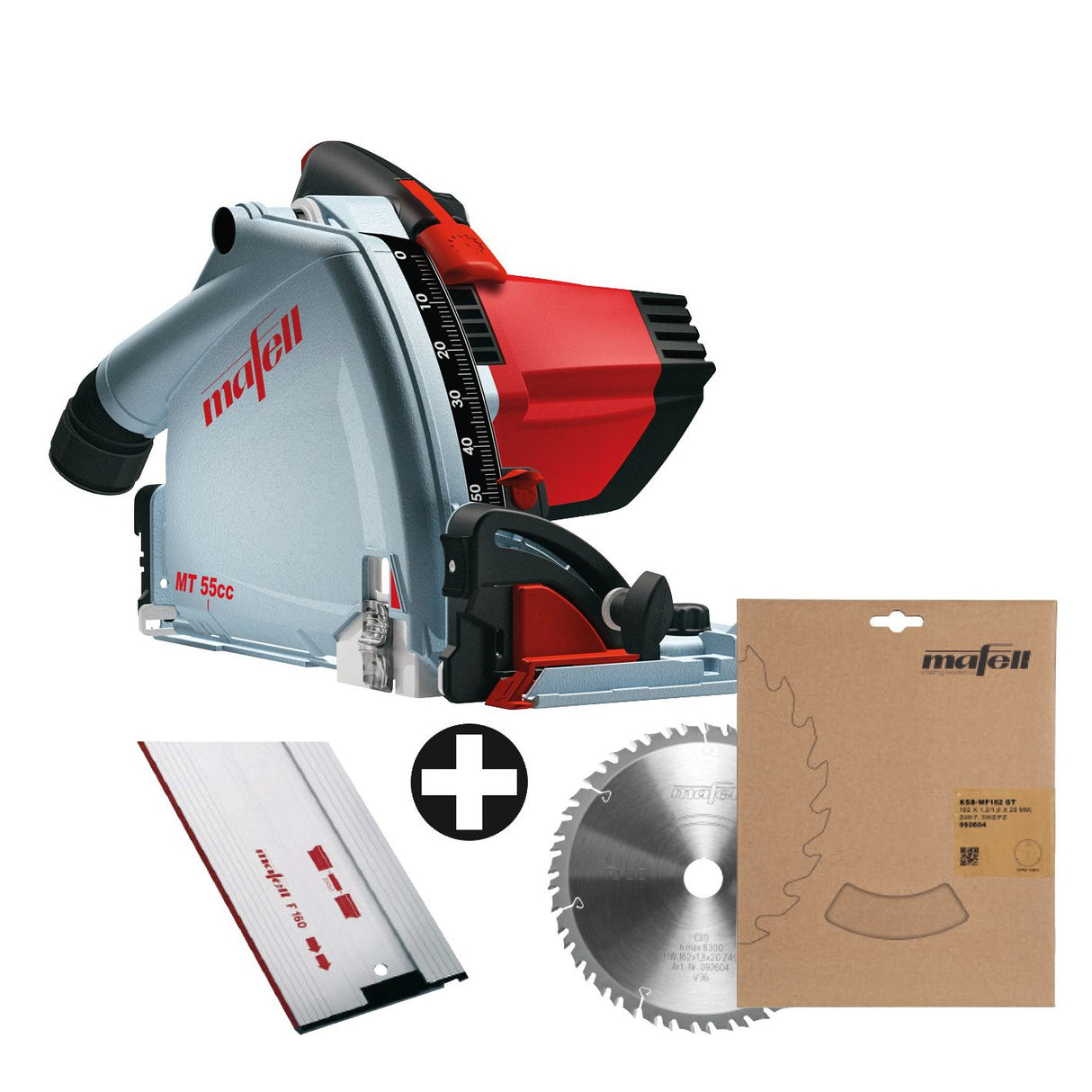 Mafell Tauchsäge MT 55 CC FAN-SET + Führungschiene F 160 - DEAL467