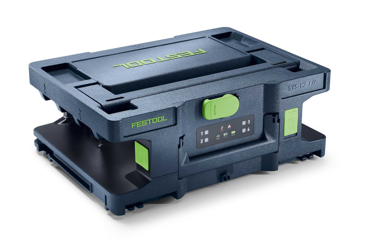 Neuheit: Festool 4-Fach Schnellladegerät SYS-MC 6/4 - 578489