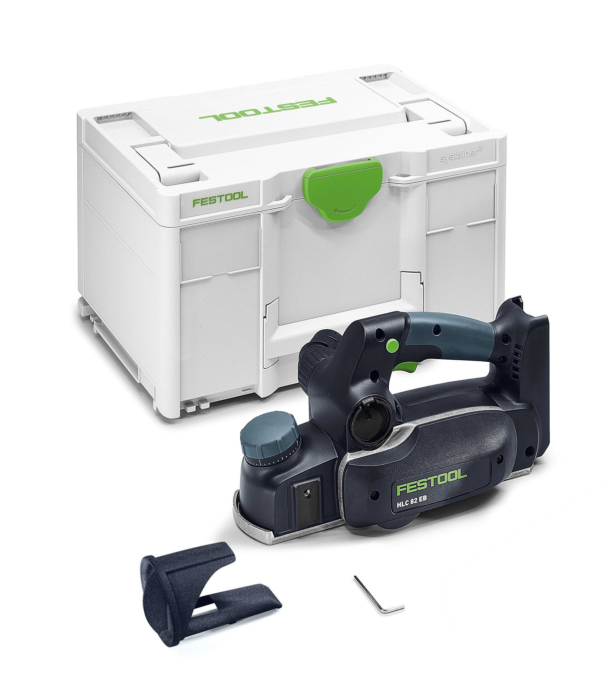 SET OFFER: Festool HLC 82 EB Basic cordless planer in Systainer + 5.0 Ah battery pack + planer blades