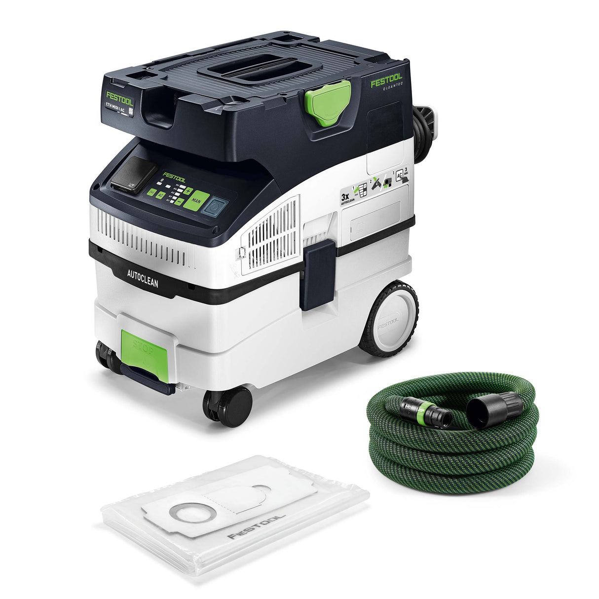Festool Sicherheits-Absaugmobil CTH MIDI I AC mit automatischer Abreinigung - 578558