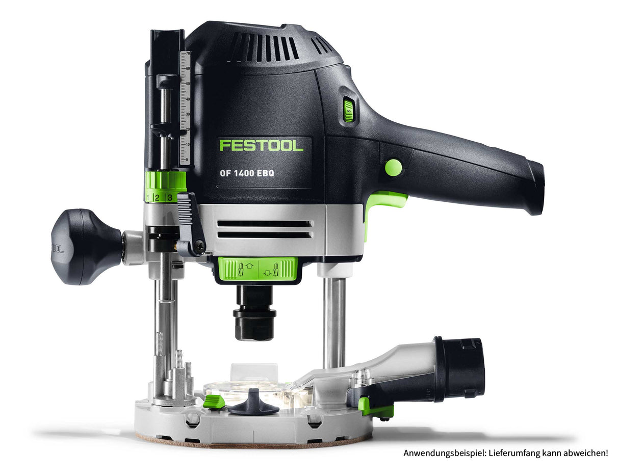 NEUHEIT: Festool kraftvolle 1400W Oberfräse OF 1400 EBQ-Plus mit Lichtmodul