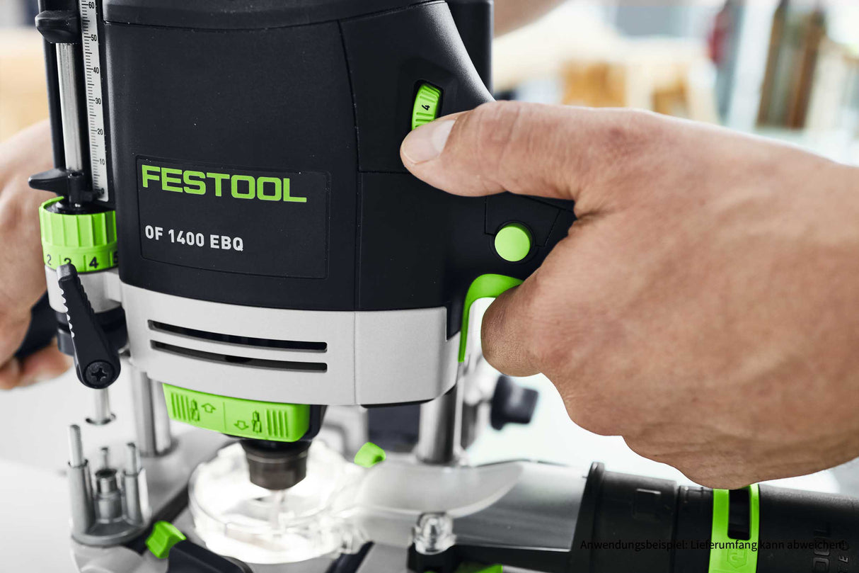 NEUHEIT: Festool kraftvolle 1400W Oberfräse OF 1400 EBQ-Plus mit Lichtmodul
