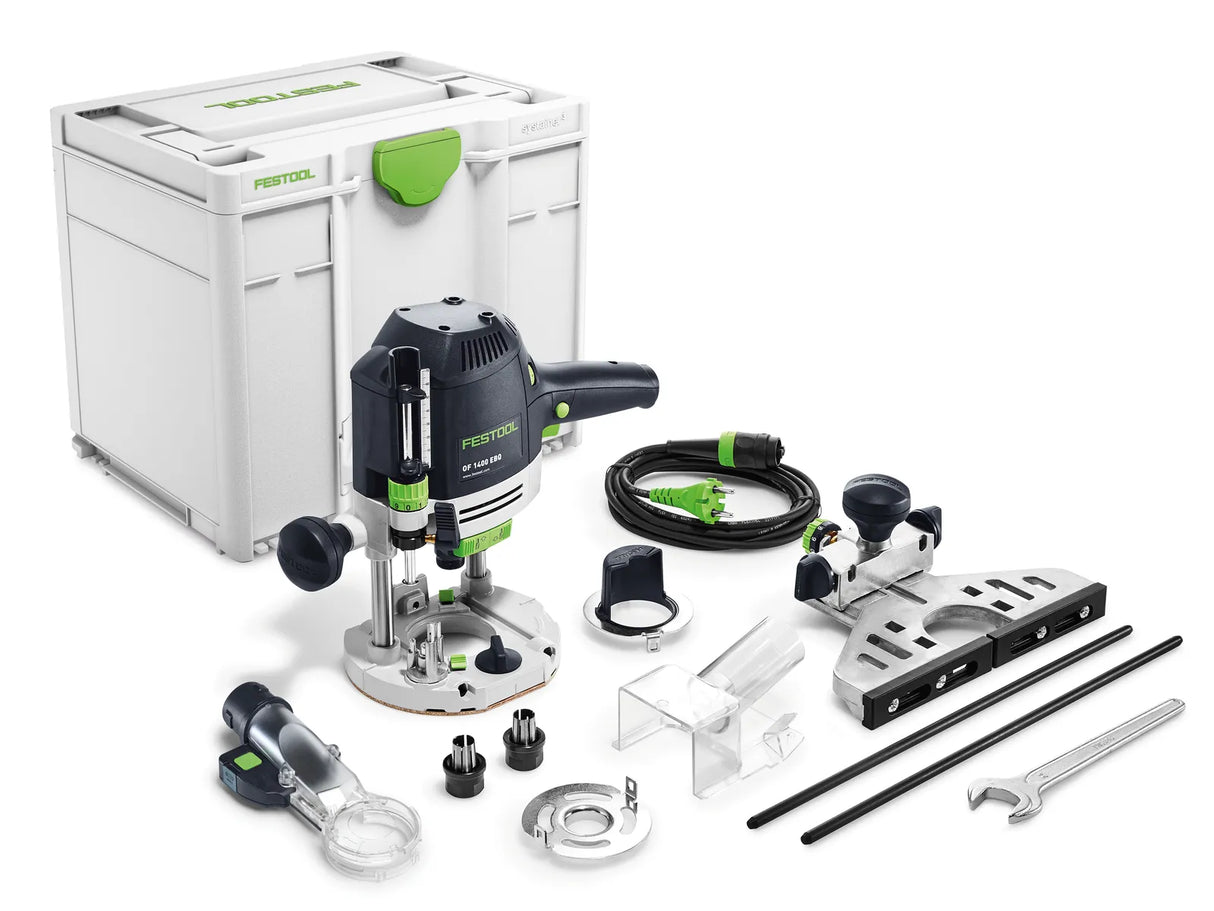 NEUHEIT: Festool kraftvolle 1400W Oberfräse OF 1400 EBQ-Plus mit Lichtmodul