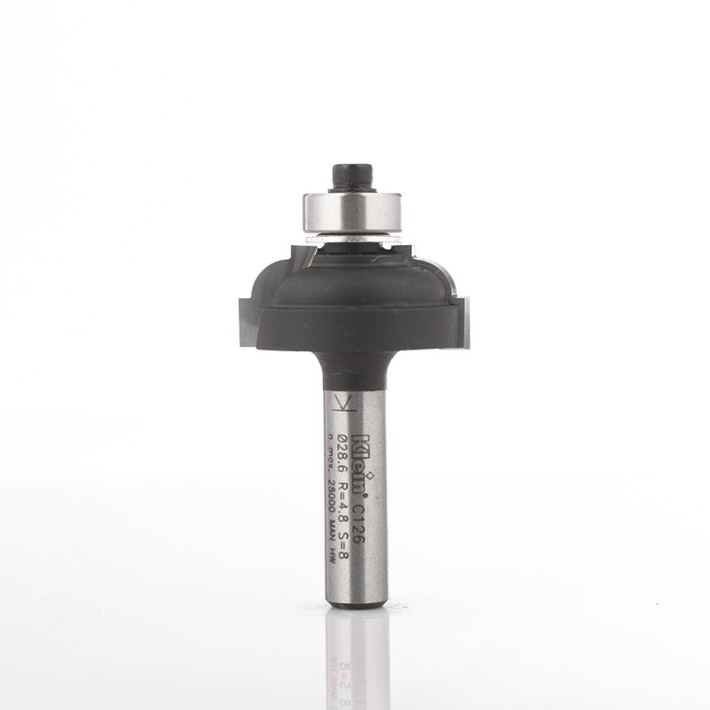 KLEIN® HW profile milling cutter with thrust bearing R 4.8 D=28.6/B=13mm S8 - C126.286.R