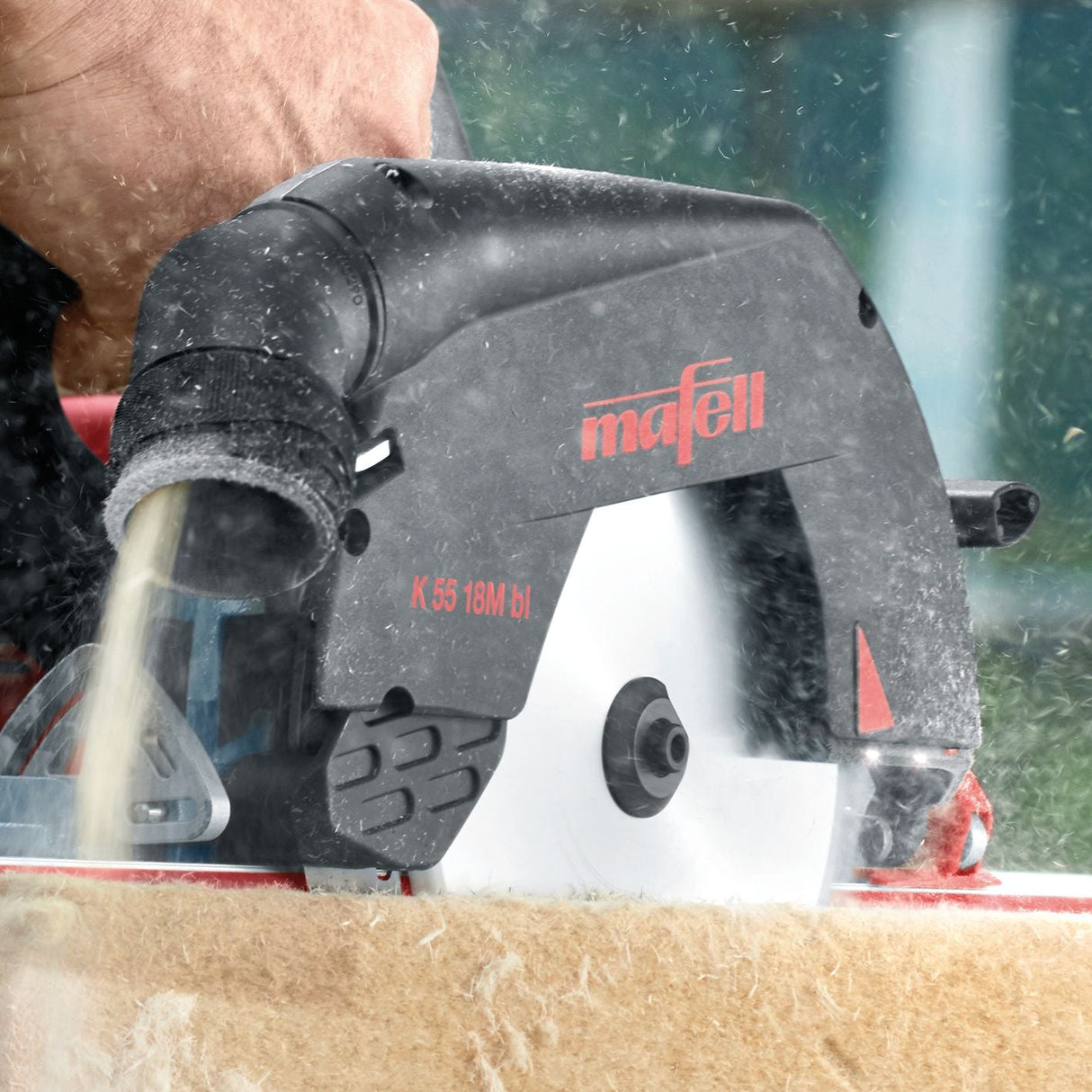 Mafell cordless circular saw K 55 18M bl in T-MAX - 91D601