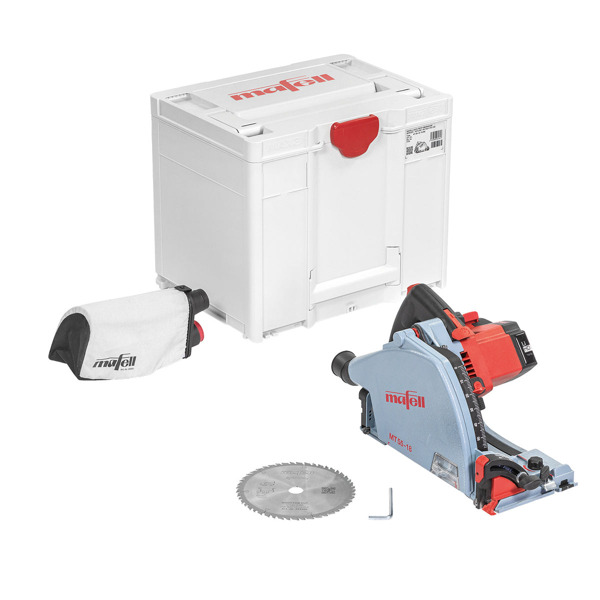 NEUHEIT: Mafell Akku-Tauchsäge MT 55-18 im MAX3 Systainer - 91F501/91F502