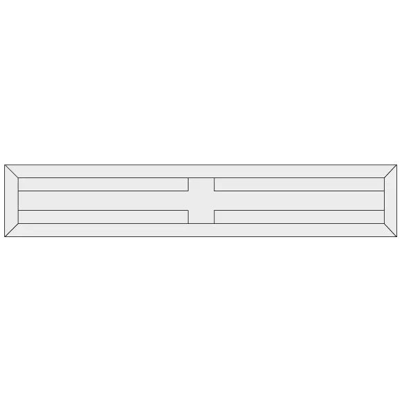 10 HM-Wendeplatten 40,0 X 5,5 X 1,1 Mm – Mit Rücken- Und Quernut – Für Schaftmesserköpfe – Kannenberg