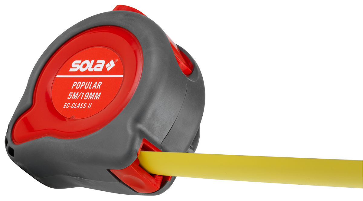 SOLA Rollmeter (19 mm) Popular PP 5 m - SB, EG-Klasse 2 - 50024301