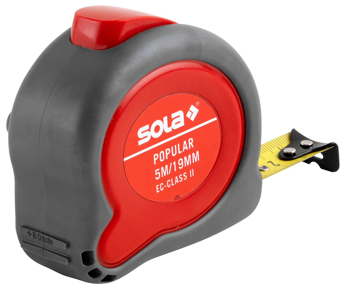 SOLA Rollmeter (19 mm) Popular PP 5 m - SB, EG-Klasse 2 - 50024301