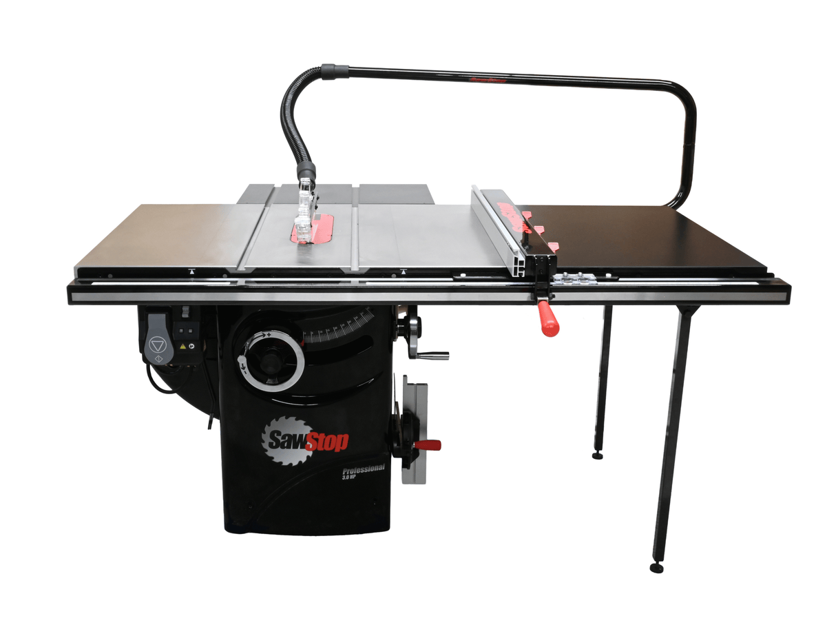 SAWSTOP stationary table saw with wide table
