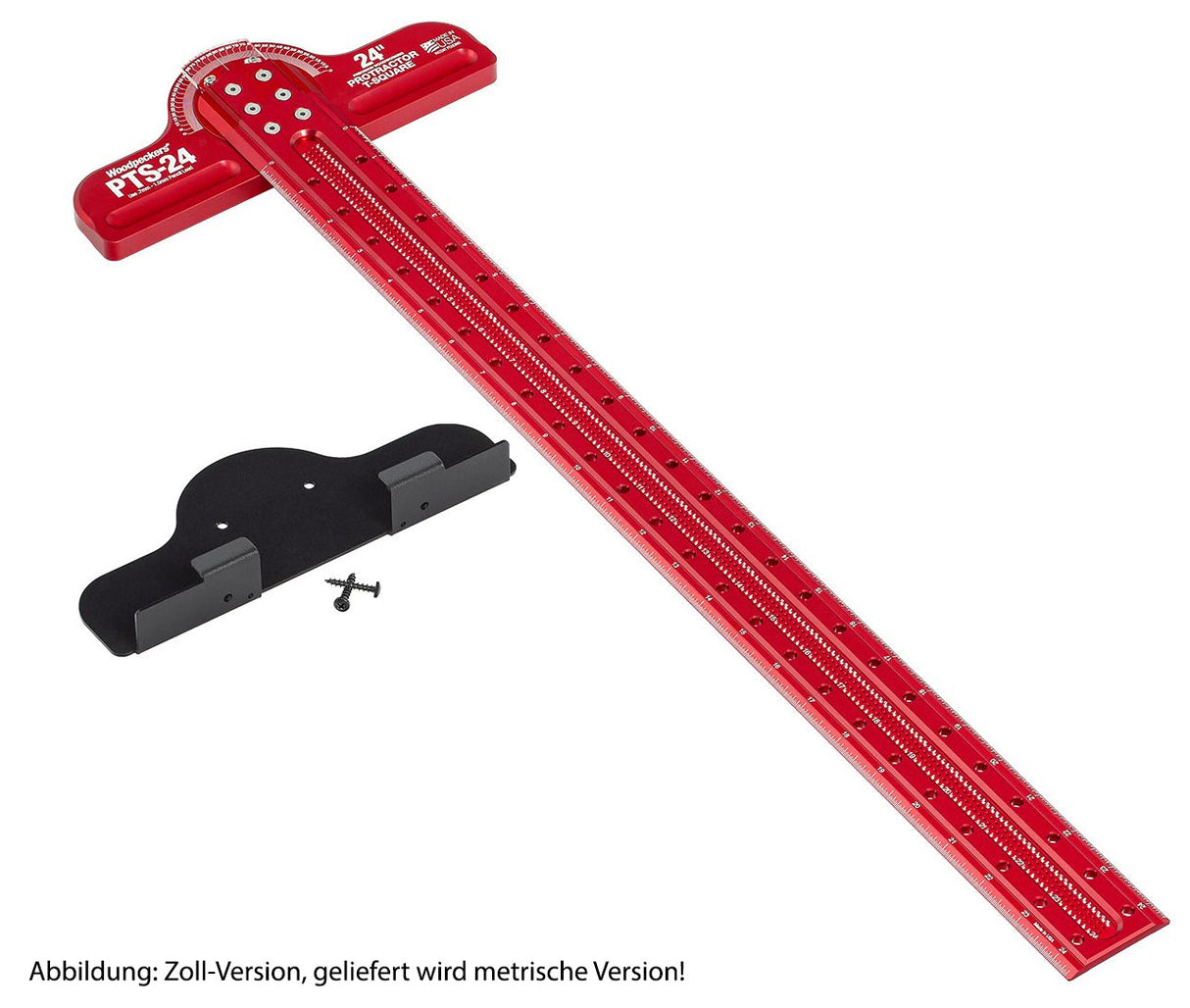 Woodpeckers 600mm verstellbarer T-Anschlagwinkel "PROTRACTOR T-SQUARE" - metrisch