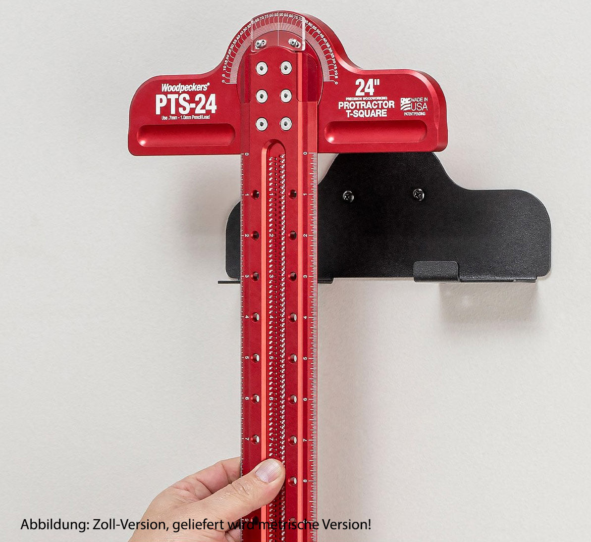 Woodpeckers 600mm verstellbarer T-Anschlagwinkel "PROTRACTOR T-SQUARE" - metrisch