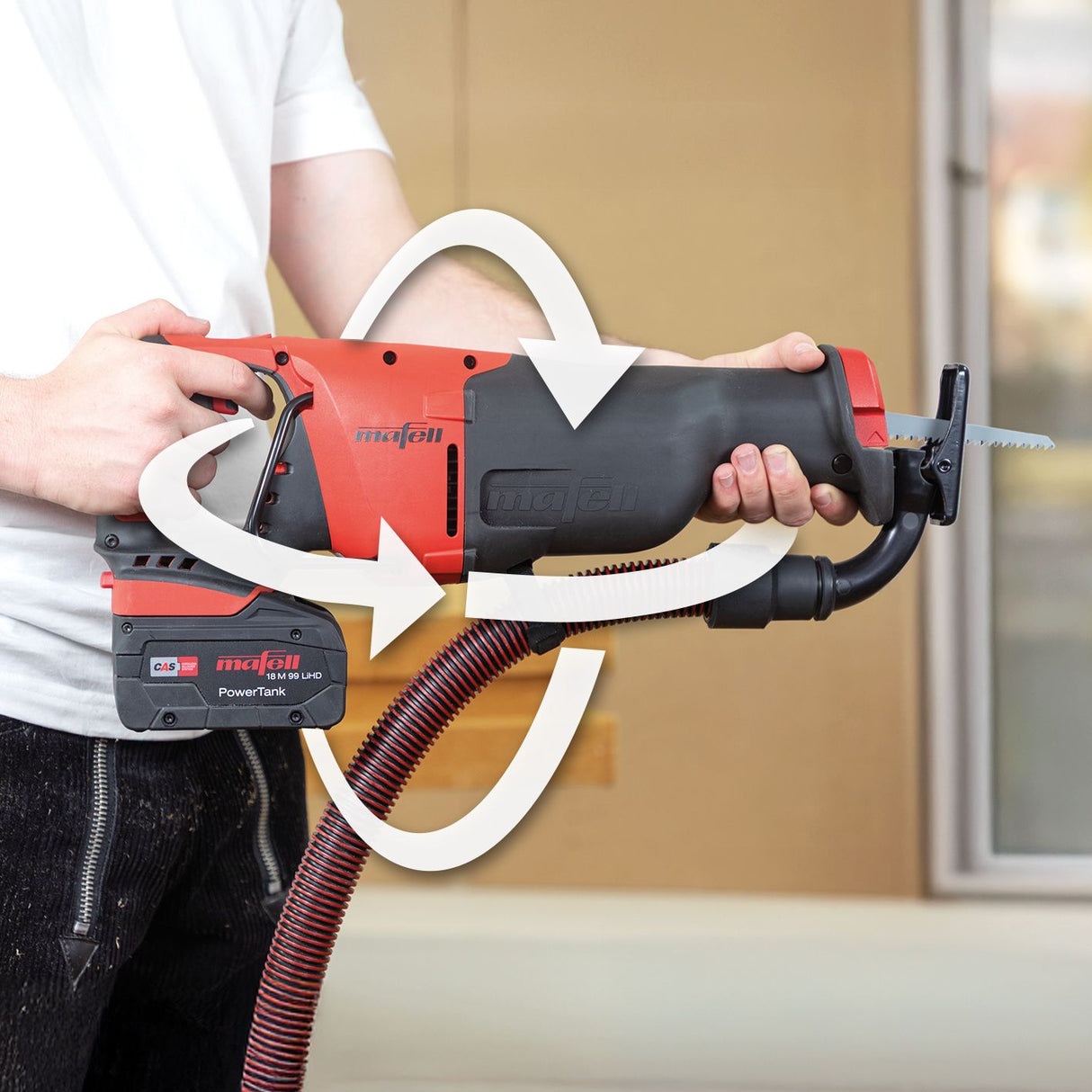 Mafell Akku-Säbelsäge RS 32-18 PURE im L-MAX3 - 91F602