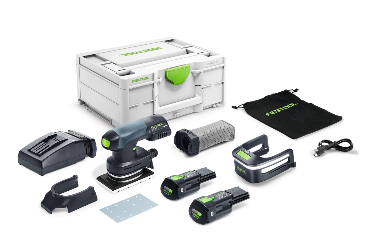 Festool Akku-Rutscher 80x133 mm RTSC 400 3,0 I-Plus (mit 2 Akkus, 1 Ladegerät) - 578931